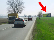 Billboard, Olomouc, Bělkovice, hl. tah Opava - Olomouc